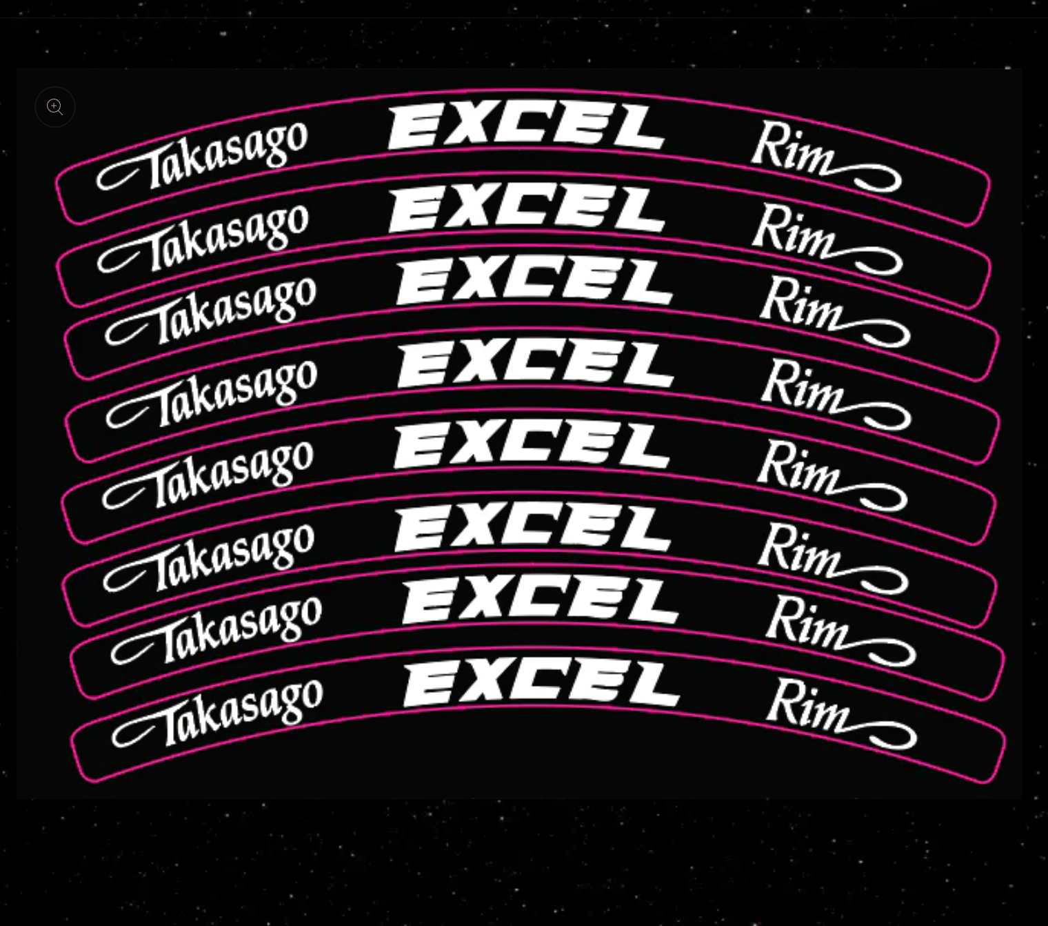 excel rim stickers